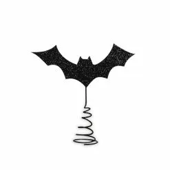 Bethany Lowe Glittered Bat Tree Topper