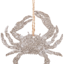 Midwest-CBK Glittered Crab Silhouette Ornament