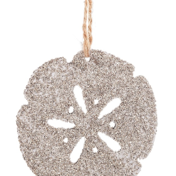 Midwest-CBK Glittered Sand Dollar Silhouette Ornament