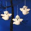 Bethany Lowe Haunted Ghost Ornaments - Paper Mache