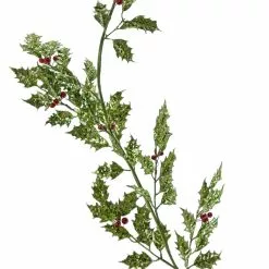 Katherine's Collection Holly Berry Glitter Garland