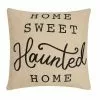 TheHolidayBarn.com Home Sweet Haunted Home Embroidered Pillow