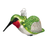 Old World Christmas Glass Hummingbird Ornament