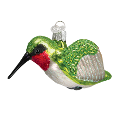 Old World Christmas Glass Hummingbird Ornament