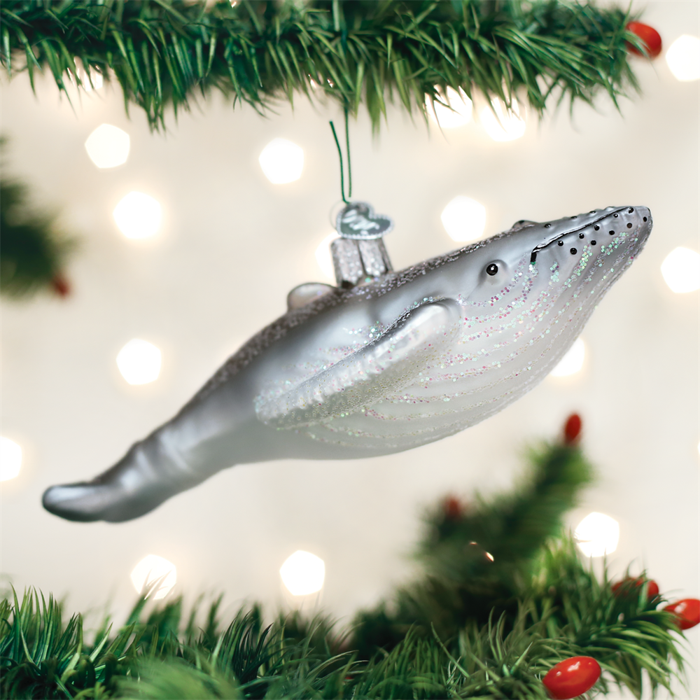 Old World Christmas Humpback Whale Ornament 3 Old World Christmas Humpback Whale Ornament