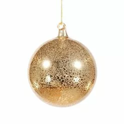 Winward Jim Marvin Antique Gold Mercury Glass Ball Ornaments New!