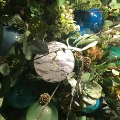 Winward Jim Marvin White & Grey Marble Glass Ball Ornaments New! 7 Winward Jim Marvin White & Grey Marble Glass Ball Ornaments New!