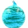 Winward Jim Marvin Blue Green Marble Glass Ball Ornaments New! 2 Winward Jim Marvin Blue Green Marble Glass Ball Ornaments New!