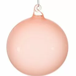 Winward Jim Marvin Coral Bubblegum Glass Ornaments