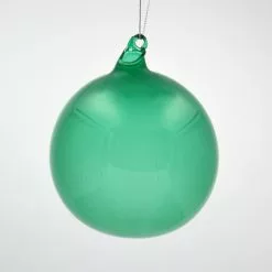 Winward New! Jim Marvin Eucalyptus Green Bubblegum Glass Ornaments