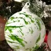 Winward Jim Marvin Green Mint Carly Glass Ball Ornaments New!