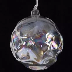 TheHolidayBarn.com Jim Marvin Ornaments Jim Marvin Iridscent Hand Molded Glass Ball Ornaments