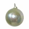 Winward Jim Marvin Linen Cream Pearl Glass Ball Ornaments