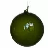 TheHolidayBarn.com Jim Marvin Moss Green Bubblegum Glass Ornaments
