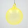 Winward Jim Marvin Pale Yellow Bubblegum Glass Ornaments New!