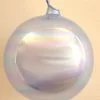 Winward Jim Marvin Periwinkle Ivory Pearl Glass Ball Ornaments Jim Marvin Ornaments