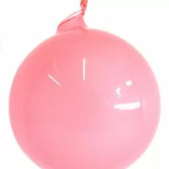 Winward Jim Marvin Light Pink Bubblegum Glass Ornaments