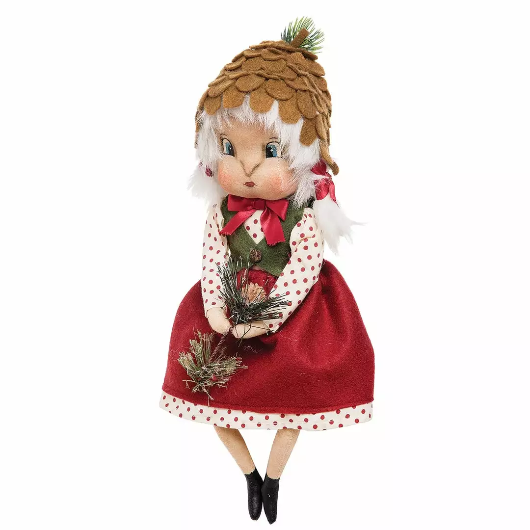 Joe Spencer Heather Pinecone Doll New! 3 Joe Spencer Heather Pinecone Doll New!