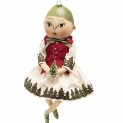 Joe Spencer Odette Ornament Head Christmas Doll New!
