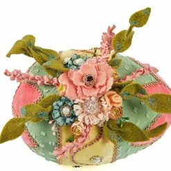 Katherine's Collection New! Blooms & Blessings Fabric Eggs