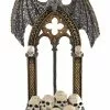Katherine's Collection New! Medieval Skull & Dragon Candle Holder