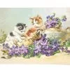Ernst Freihoff Kitty Cat Playtime Postcard Easter 1 Ernst Freihoff Kitty Cat Playtime Postcard Easter