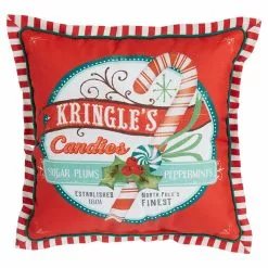 Raz New! Kringle's Candies Pillow