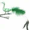 Old German Christmas Light Green Bird Clip Ornament With Fancy Tail Feathers 1 Old German Christmas Light Green Bird Clip Ornament With Fancy Tail Feathers