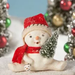 Bethany Lowe Lil' Jolly Snowman Figurine