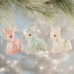 Bethany Lowe Lil’ Reindeer Buckets, Pastel New!