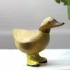 Dcuk Wooden Duck With Yellow Welly Boots, Small 2 Dcuk Wooden Duck With Yellow Welly Boots, Small