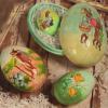 Bethany Lowe Paper Mache Easter Nesting Eggs 1 Bethany Lowe Paper Mache Easter Nesting Eggs