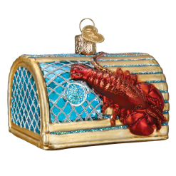 Old World Christmas Lobster Trap Ornament