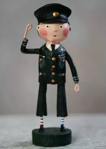 New! Lori Mitchell Proud To Serve Figurine 3 New! Lori Mitchell Proud To Serve Figurine