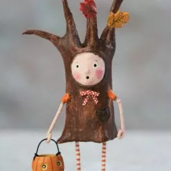 New! Lori Mitchell Stumpy Tree Figurine