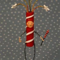 Sparky Firecracker Figurine - Lori Mitchell