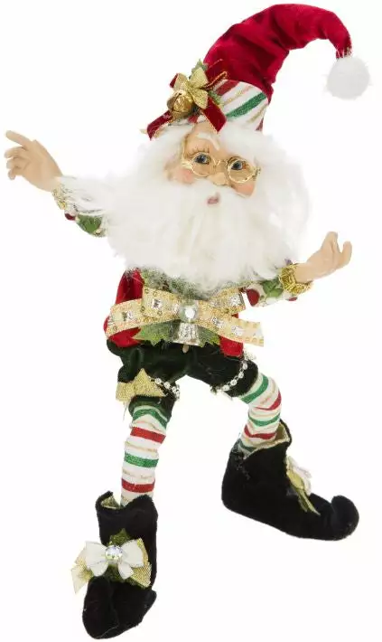 Mark Roberts Candy Cane Elf - 13" 3 Mark Roberts Candy Cane Elf - 13"