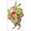 Mary Lake-Thompson Farmers' Market Rabbit Flour Sack Towel New!