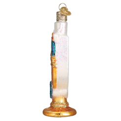 Old World Christmas Menorah Glass Ornament