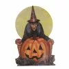 New! Midnight Witch With Jack-O-Lantern Dummy Board