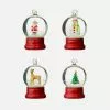 One Hundred 80 Degrees New! Mini Christmas Snowglobe Ornaments