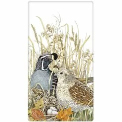 Mary Lake-Thompson Nesting Quails Towel