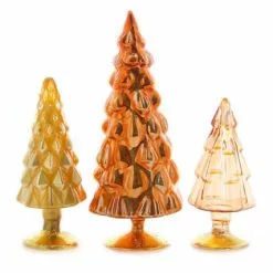 Cody Foster New! Orange Candy Glass Trees