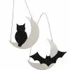 Bethany Lowe Over The Moon Tin Ornaments