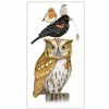 Mary Lake-Thompson New! Owl Bird Stack Towel