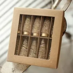 Bethany Lowe Peaceful Mini Bottle Brush Trees