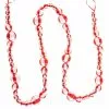 Raz Peppermint Ball Garland, Satin Silk Wrap