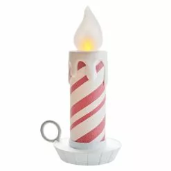 TheHolidayBarn.com Large Peppermint Swirl Candle, 17.5"