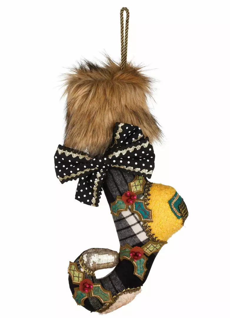 TheHolidayBarn.com Christmas Petite Henrietta Stocking Accent Pillow 3 TheHolidayBarn.com Christmas Petite Henrietta Stocking Accent Pillow