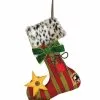 TheHolidayBarn.com Petite Noel Stocking Accent Pillow Christmas